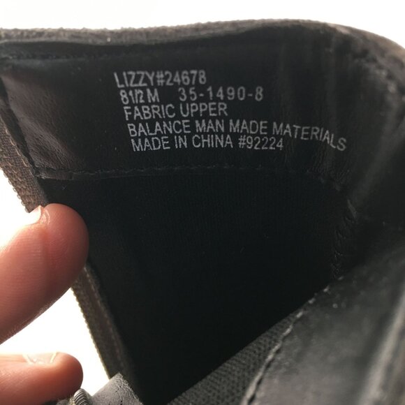 COMFORTVIEW GREY LIZZIE SUEDE BOOTIES WOMENS BOOTS SIZE 8.5 - Picture 8 of 8